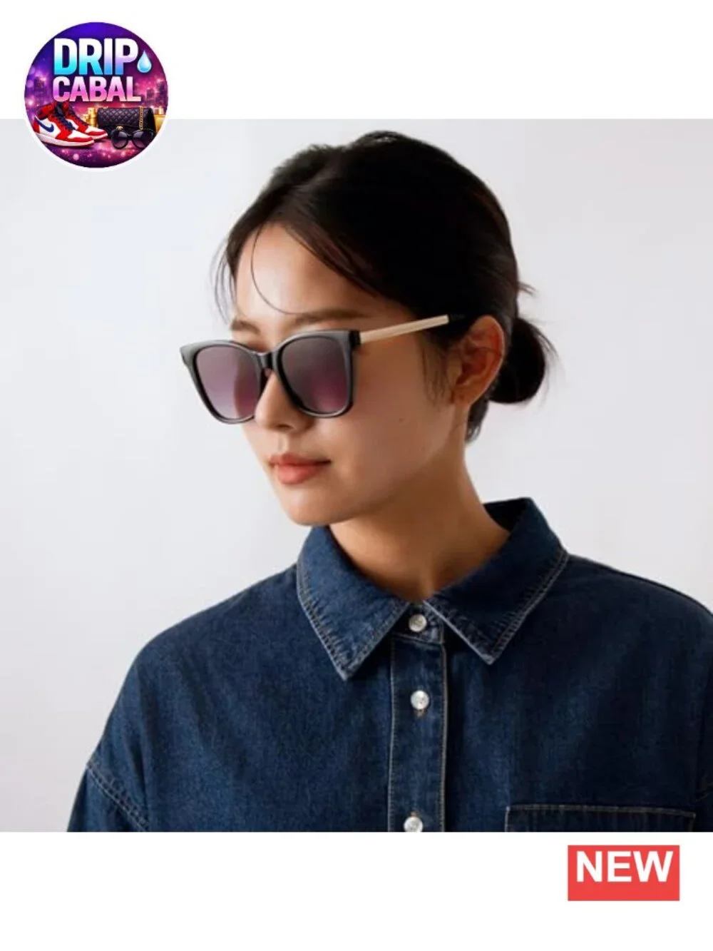 UV400 Oversized Sunglasses Retro Modern Fashion Shades for Women Men